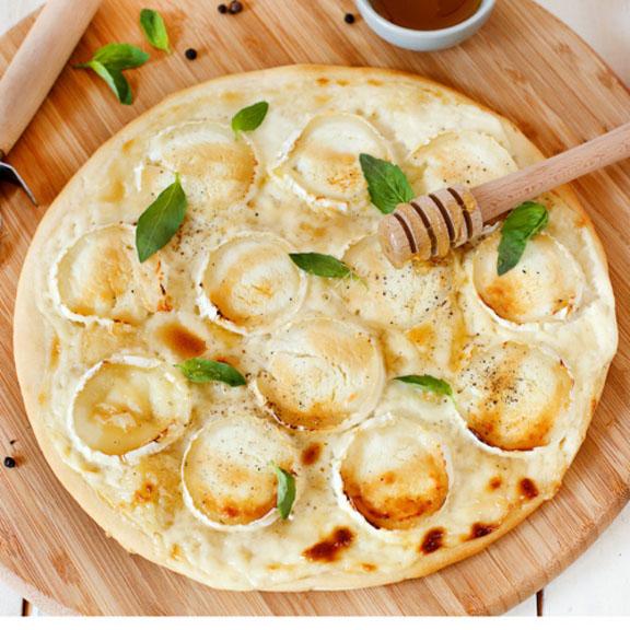 Recette de Pizza chèvre miel